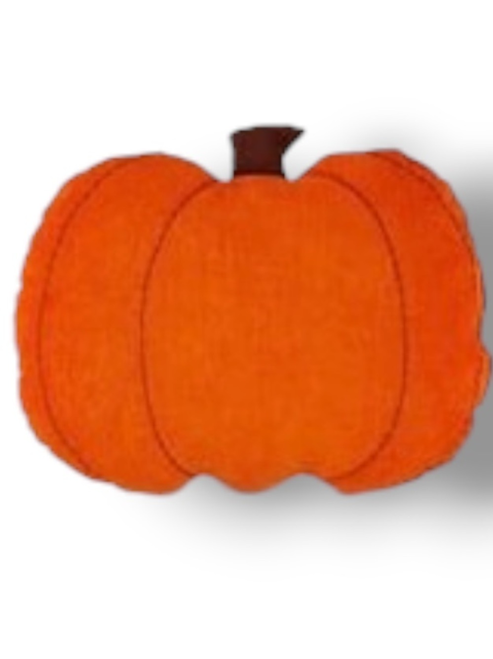 Way to Celebrate Fall Autumn Harvest 14in Orange Pumpkin Decorative Pillow